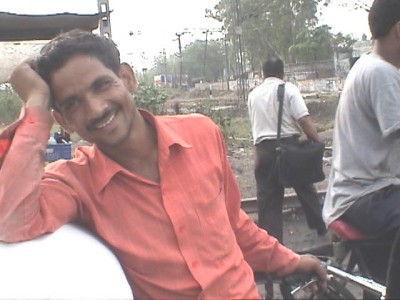 A roadside Chatter during Railroad gate superwait in Yamuna Nagar, India on June 15, 2007